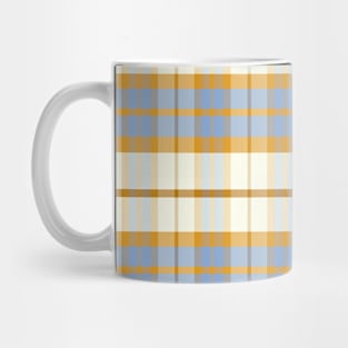 Sunset and Sunrise Aesthetic Ossian 2 Hand Drawn Textured Plaid Pattern Mug